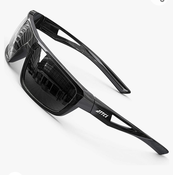 ATTCL Sports Polarized Sunglasses For Men Cycling Driving Fishing 100% UV Protec - Picture 2 of 8